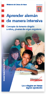 Hessian Ministry of Education · Spanish · Leaflet · Translation and multilingual typesetting