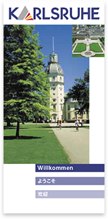 Karlsruhe · Multilingual · German + Japanese + Chinese Leaflet · Translation and multilingual typesetting
