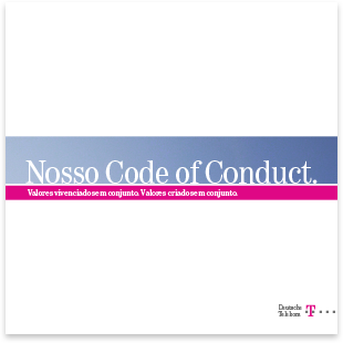 Deutsche Telekom · Portuguese · Brochure · Multilingual typesetting