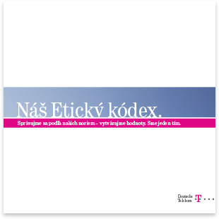 Deutsche Telekom · Slovak · Brochure · Multilingual typesetting