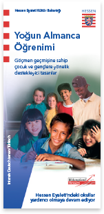 Hessian Ministry of Education · Turkish · Leaflet · Translation and multilingual typesetting